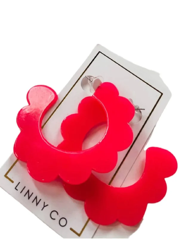Fashion-Forward Jewelry At Exclusive Discounts Women's Margo Earring In Neon Pink