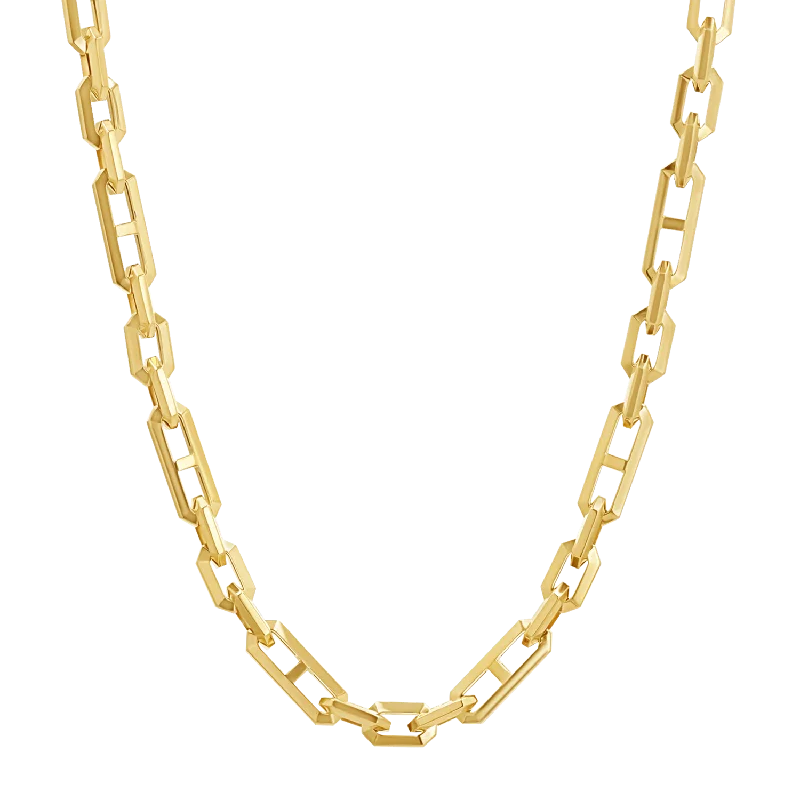 Stunning Statement Jewelry, Unbeatable Discounts Beveled Link Statement Chain Necklace Stunning Statement Jewelry, Unbeatable Discounts Beveled Link Statement Chain Necklace