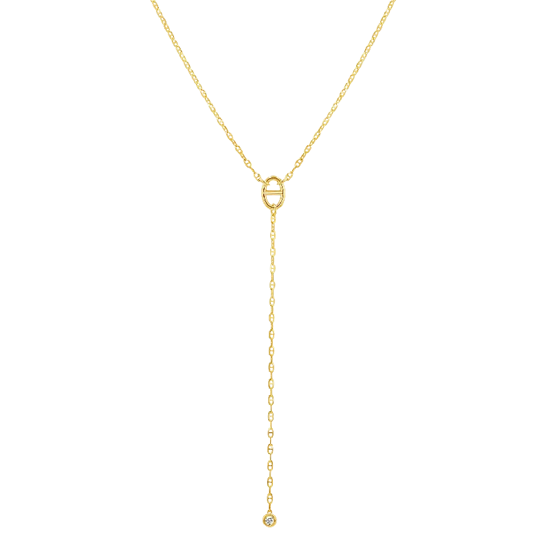 Luxury Jewelry At Unbeatable Discounts Diamond Mariner Lariat Necklace