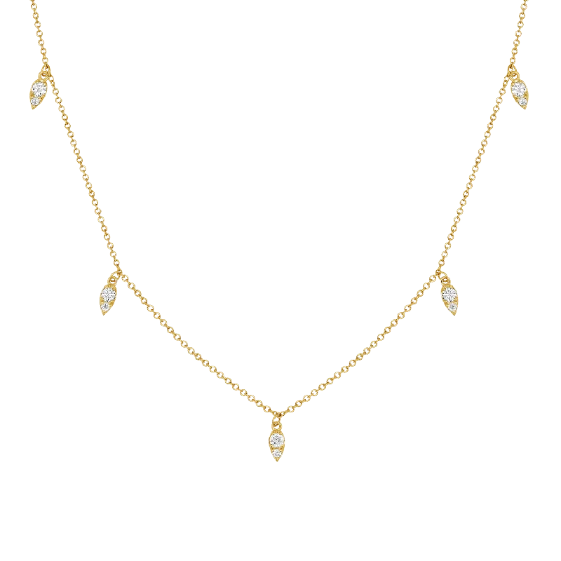 Luxury Jewelry Without The Luxury Price Tag Diamond Pear Drop Necklace