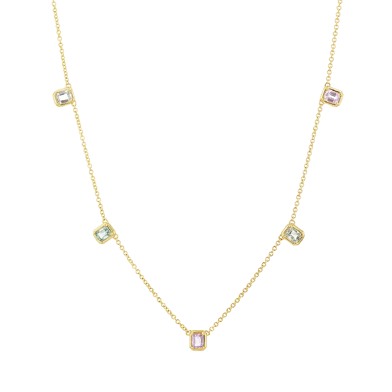 Best Jewelry Deals – Shop Premium Pieces At Great Prices Emerald Cut Sapphire Station Necklace Best Jewelry Deals – Shop Premium Pieces At Great Prices Emerald Cut Sapphire Station Necklace