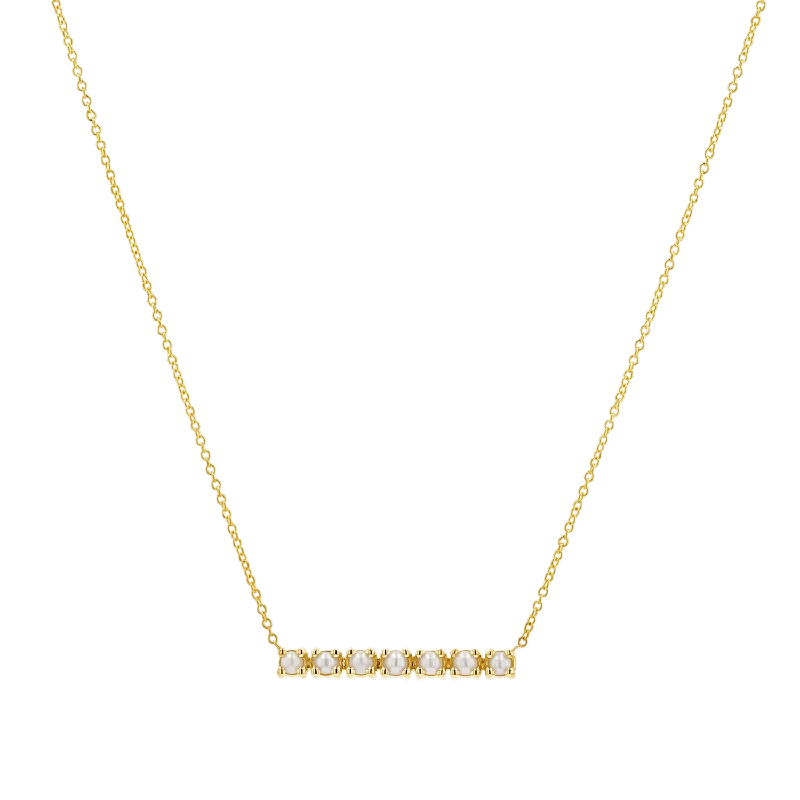 Jewelry Sale Alert – Shop Timeless Elegance Today Pearl Bar Necklace