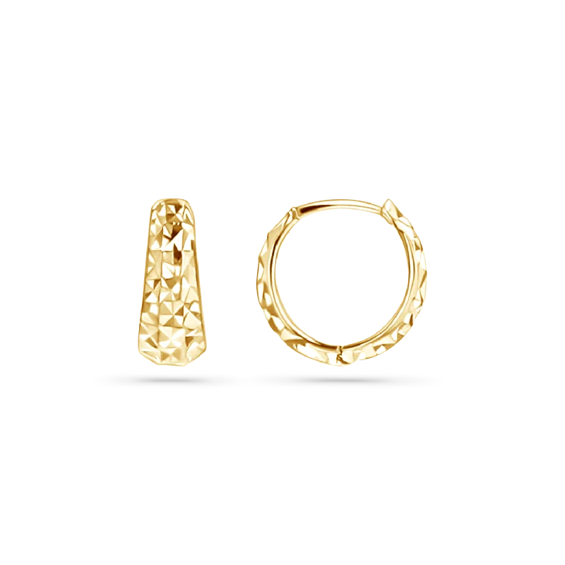 Exclusive Jewelry Sale – Grab Timeless Pieces Now Sparkle Tapered Huggies Hoops
