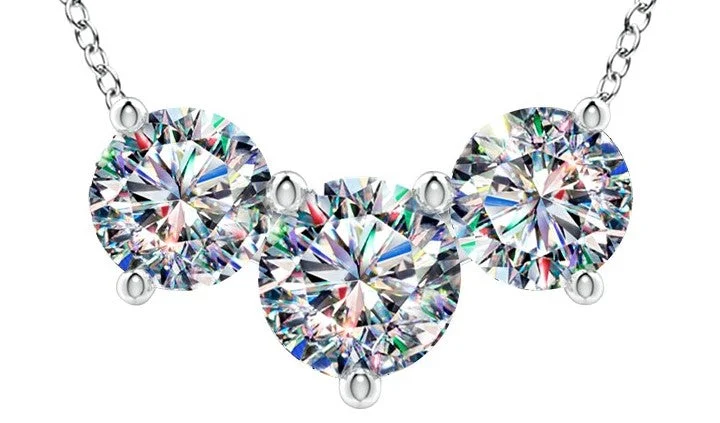 Elegant Jewelry At Unbeatable Offers – Shop Before It's Gone 14KWG 2.00 CTW RD FOF DIAMOND 3 STONE NECKLACE Elegant Jewelry At Unbeatable Offers – Shop Before It's Gone 14KWG 2.00 CTW RD FOF DIAMOND 3 STONE NECKLACE
