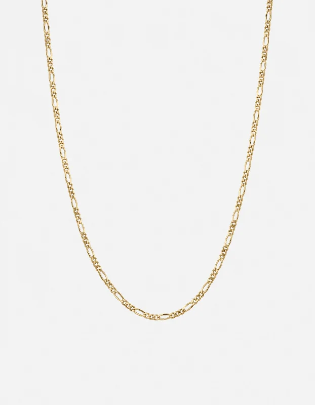 Trending Jewelry Now Available At Exclusive Prices 3mm Figaro Chain Necklace, Gold Vermeil Trending Jewelry Now Available At Exclusive Prices 3mm Figaro Chain Necklace, Gold Vermeil
