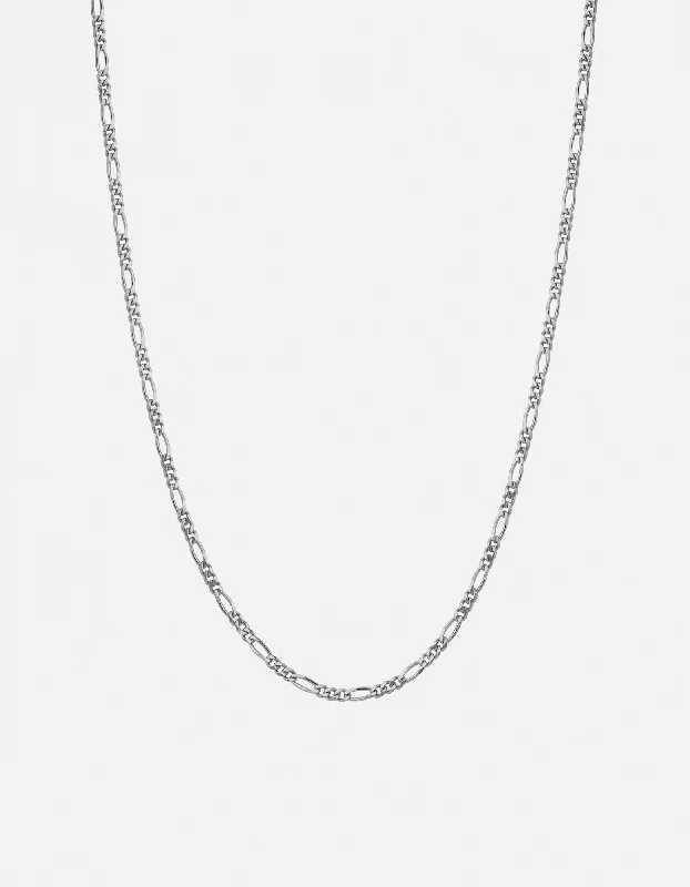 Exclusive Jewelry Bundles At Discounted Rates 3mm Figaro Chain Necklace, Sterling Silver Exclusive Jewelry Bundles At Discounted Rates 3mm Figaro Chain Necklace, Sterling Silver