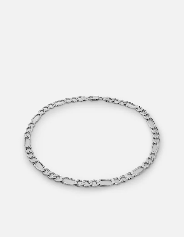 Jewelry Clearance Event – Stock Up Before It's Over 4.5mm Figaro Chain Choker, Sterling Silver Jewelry Clearance Event – Stock Up Before It's Over 4.5mm Figaro Chain Choker, Sterling Silver