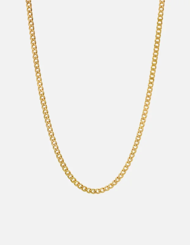 Flash Jewelry Sale – Get Stunning Pieces At Low Prices 4mm Cuban Chain Necklace, Gold Vermeil Flash Jewelry Sale – Get Stunning Pieces At Low Prices 4mm Cuban Chain Necklace, Gold Vermeil