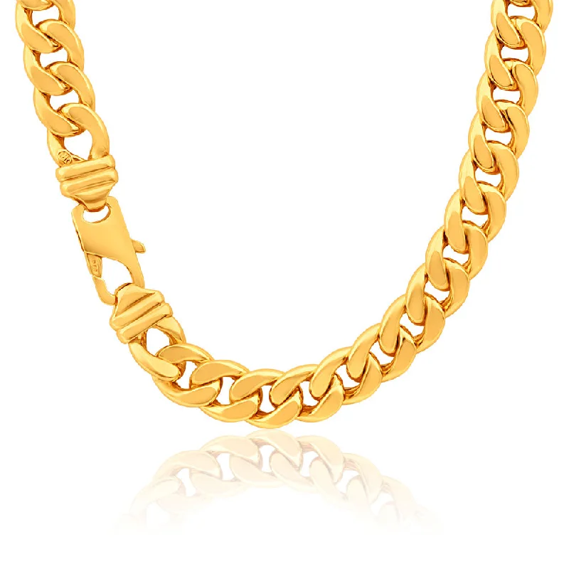 Glamorous Jewelry, Glamorous Deals – Shop Now 9ct Magnificent Yellow Gold Copper Filled Curb Chain Glamorous Jewelry, Glamorous Deals – Shop Now 9ct Magnificent Yellow Gold Copper Filled Curb Chain