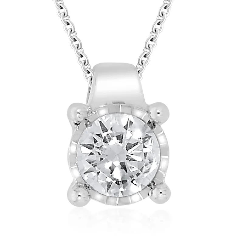 Timeless Jewelry At Special Discount Rates 9ct White Gold 1/2 Carat Diamond Pendant on 45cm Chain Timeless Jewelry At Special Discount Rates 9ct White Gold 1/2 Carat Diamond Pendant on 45cm Chain