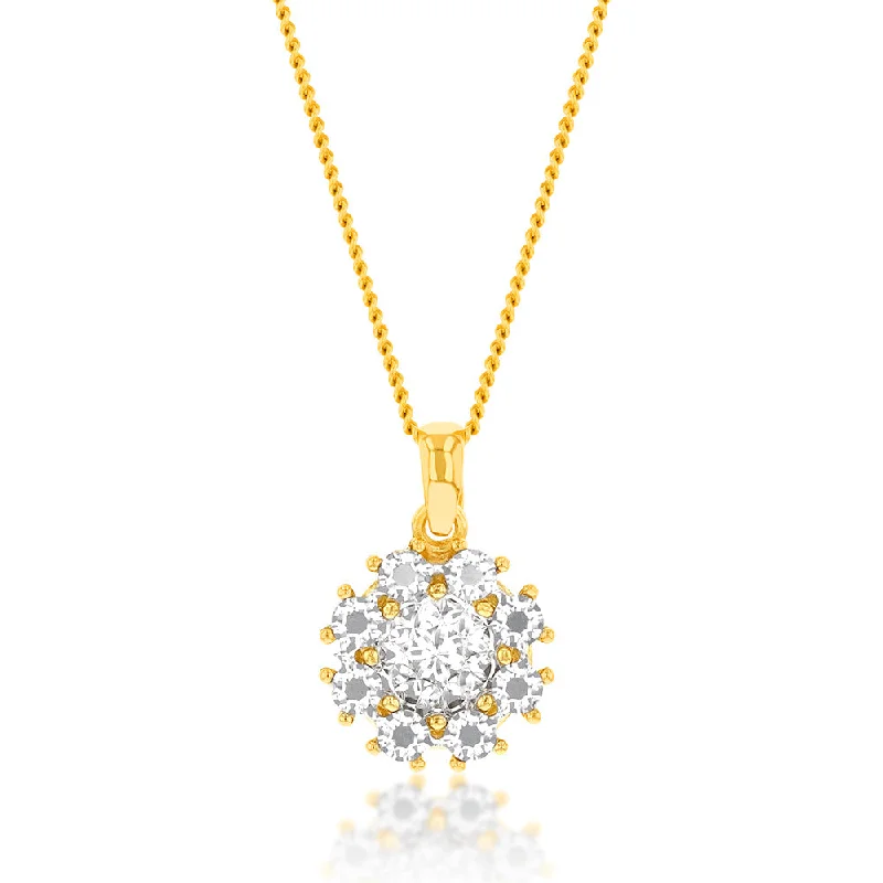 Personalized Jewelry Sale – Unique Pieces At Great Prices 9ct Yellow And White Gold Two Tone Round Pendant Personalized Jewelry Sale – Unique Pieces At Great Prices 9ct Yellow And White Gold Two Tone Round Pendant