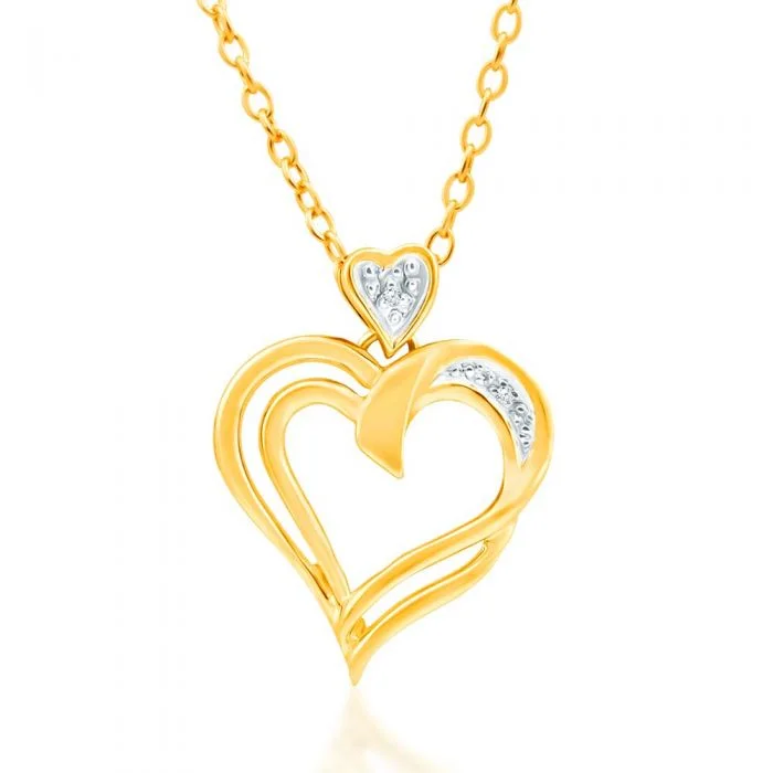 Trending Jewelry Styles Now At Limited-Time Discounts 9ct Yellow Gold Diamond Heart Pendant Trending Jewelry Styles Now At Limited-Time Discounts 9ct Yellow Gold Diamond Heart Pendant
