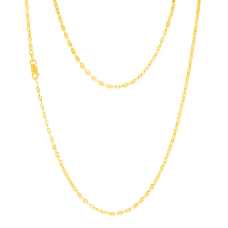 The Perfect Jewelry Piece At The Perfect Discount 9ct Yellow Gold Silverfilled Fancy 45cm Chain The Perfect Jewelry Piece At The Perfect Discount 9ct Yellow Gold Silverfilled Fancy 45cm Chain