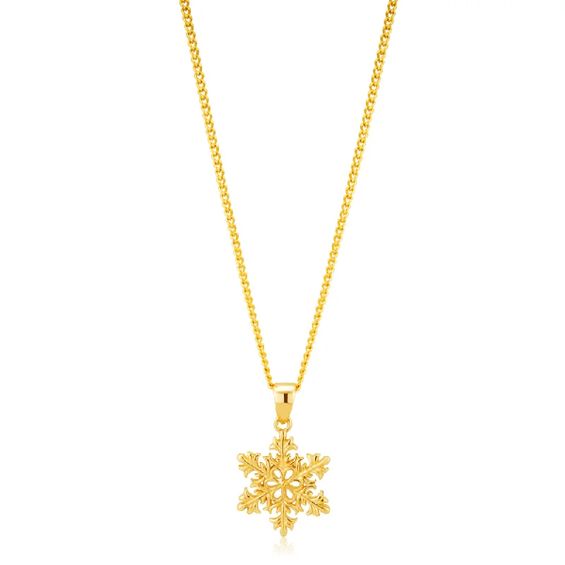 Personalized Jewelry Sale – Meaningful Gifts At Great Prices 9ct Yellow Gold Snowflake Pendant Personalized Jewelry Sale – Meaningful Gifts At Great Prices 9ct Yellow Gold Snowflake Pendant