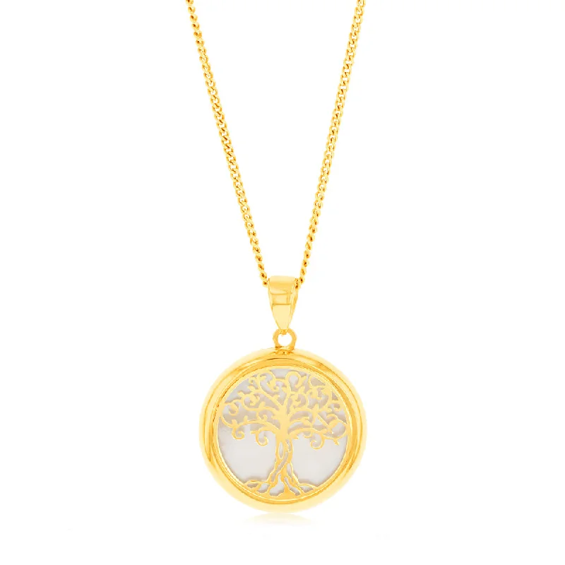 The Perfect Jewelry Piece At The Perfect Price 9ct Yellow Gold Tree Of Life Mother Of Pearl Pendant The Perfect Jewelry Piece At The Perfect Price 9ct Yellow Gold Tree Of Life Mother Of Pearl Pendant