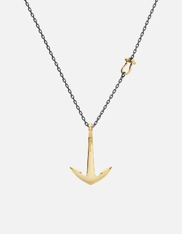 Timeless Jewelry At Special Discount Rates Anchor Necklace, Gold