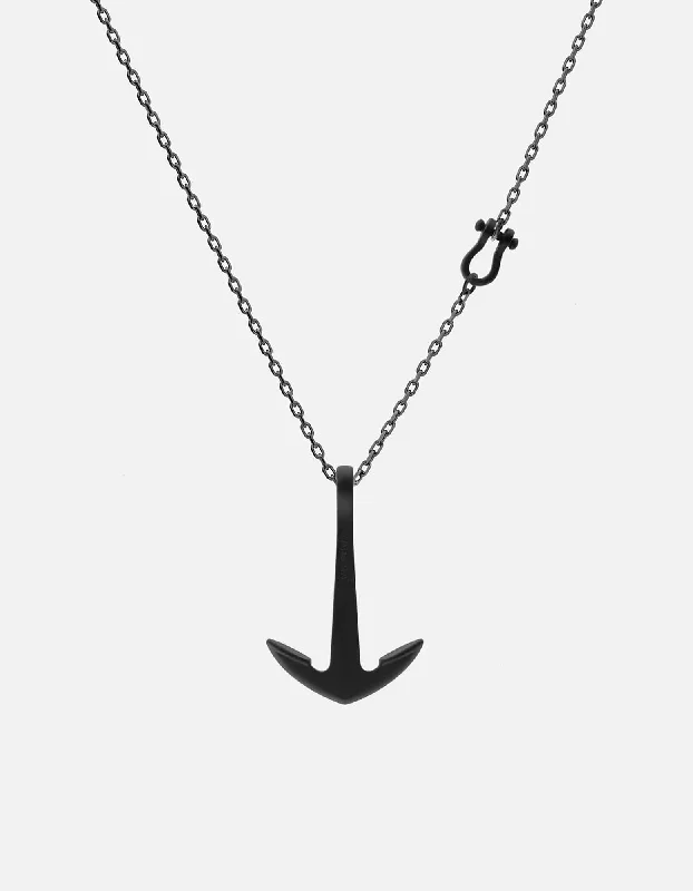 Sparkle More For Less – Jewelry Sale Happening Now Anchor Necklace, Noir