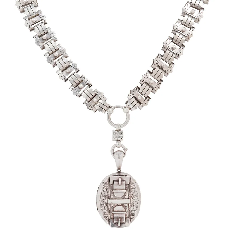 Shop Dazzling Jewelry With Special Promotional Discounts Antique Silver Buckle Necklace Shop Dazzling Jewelry With Special Promotional Discounts Antique Silver Buckle Necklace