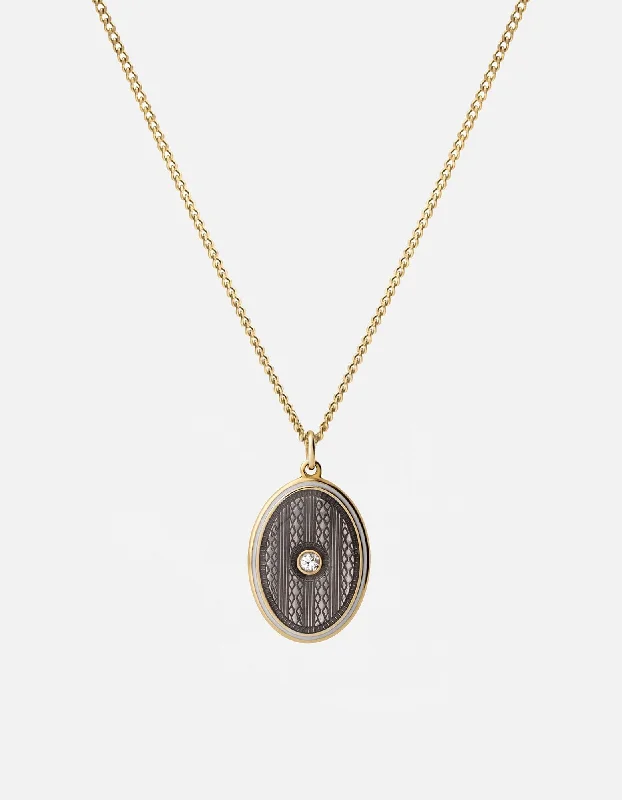 Luxury Jewelry At Unbeatable Discounts Argyle Sapphire Necklace, Gold Vermeil/Gray