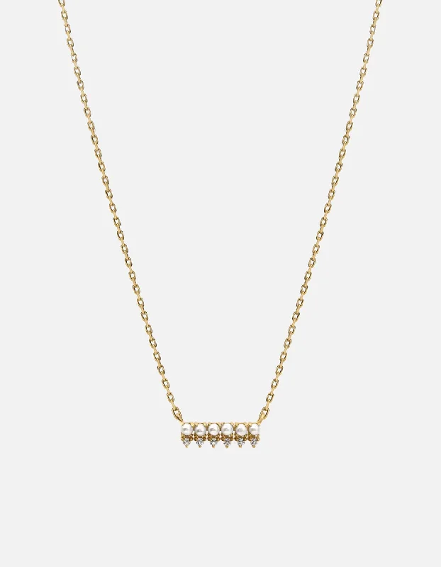 Limited-Stock Jewelry Sale – Shop Before It's Gone Aurea Pearl Necklace, 14k Gold Pavé Limited-Stock Jewelry Sale – Shop Before It's Gone Aurea Pearl Necklace, 14k Gold Pavé