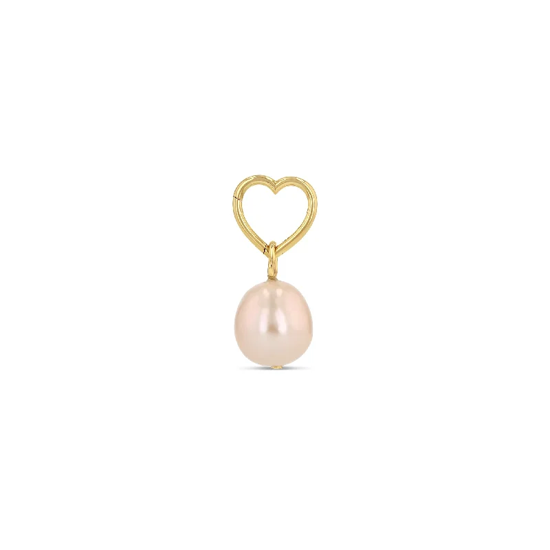 Flash Sale On Exquisite Jewelry – Don't Miss Out Baroque Pearl Pendant Diamond with Heart Carabiner Flash Sale On Exquisite Jewelry – Don't Miss Out Baroque Pearl Pendant Diamond with Heart Carabiner