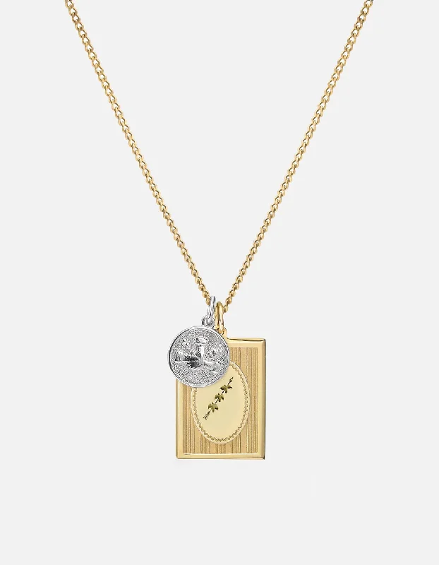Discounted Luxury Jewelry – Shine Without The Splurge Bird Frame Necklace, 14k Gold/Sterling Silver Discounted Luxury Jewelry – Shine Without The Splurge Bird Frame Necklace, 14k Gold/Sterling Silver