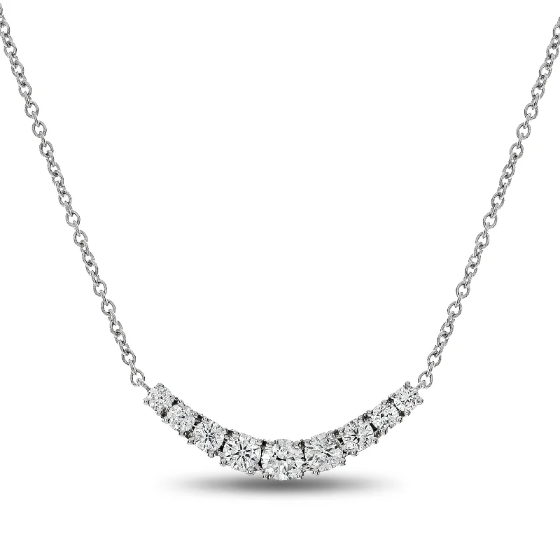 Best Jewelry Deals – Premium Quality At Exclusive Discounts Bremer Jewelry 14K White Gold Diamond Smile Necklace (1.00ctw) Best Jewelry Deals – Premium Quality At Exclusive Discounts Bremer Jewelry 14K White Gold Diamond Smile Necklace (1.00ctw)