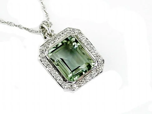 Flash Jewelry Sale – Get Stunning Pieces At Low Prices Bremer Jewelry 14K White Gold Emerald Shape Amethyst and Diamond Halo Pendant with a 14K White Gold Rope Necklace (4.48ctw) Flash Jewelry Sale – Get Stunning Pieces At Low Prices Bremer Jewelry 14K White Gold Emerald Shape Amethyst and Diamond Halo Pendant with a 14K White Gold Rope Necklace (4.48ctw)