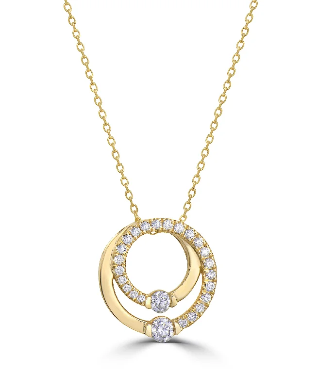 Final Call For Exquisite Jewelry At Reduced Rates Bremer Jewelry 14K Yellow Gold Diamond Circle Necklace (0.33ctw) Final Call For Exquisite Jewelry At Reduced Rates Bremer Jewelry 14K Yellow Gold Diamond Circle Necklace (0.33ctw)