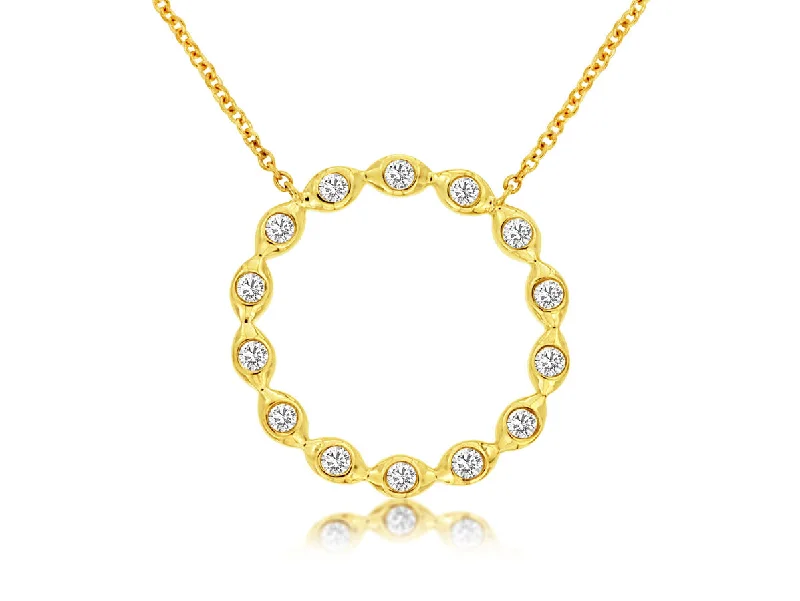 Elegant Designs, Unbeatable Discounts – Shop Jewelry Now Bremer Jewelry 14K Yellow Gold Round Shape Diamond Circle Pendant with a 14K Yellow Gold Link Necklace (0.25ctw) Elegant Designs, Unbeatable Discounts – Shop Jewelry Now Bremer Jewelry 14K Yellow Gold Round Shape Diamond Circle Pendant with a 14K Yellow Gold Link Necklace (0.25ctw)