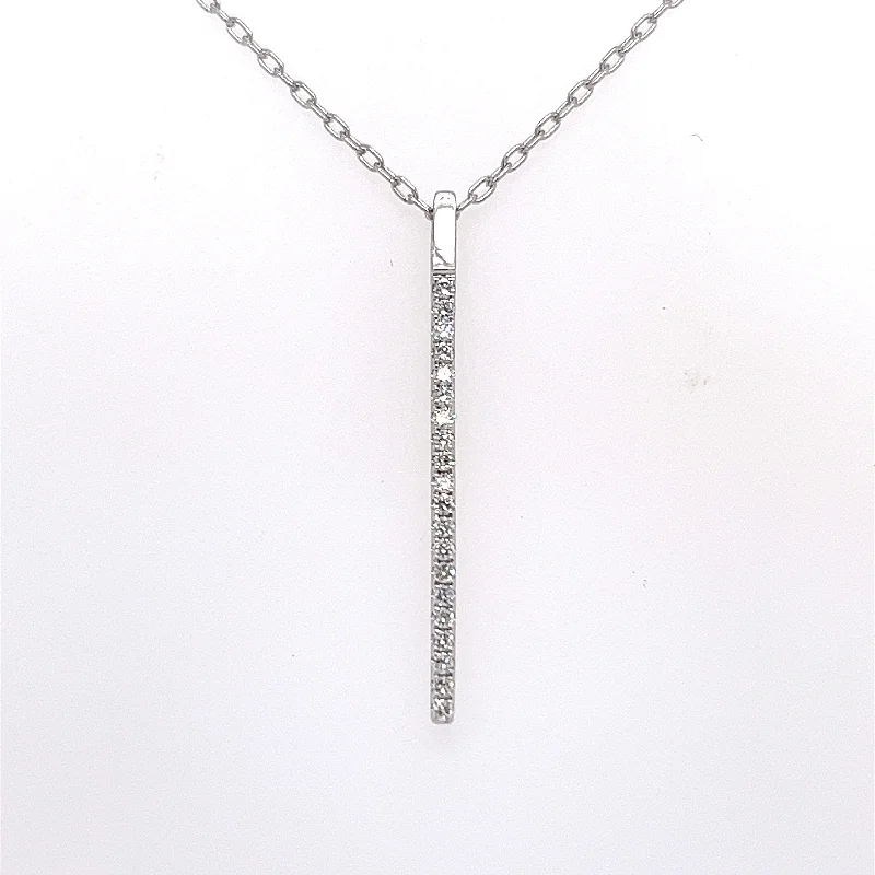 Luxury Jewelry Sale – Sparkle For Less Bremer Jewelry 18K White Gold Round Shape Diamond Drop Necklace (0.16ctw) Luxury Jewelry Sale – Sparkle For Less Bremer Jewelry 18K White Gold Round Shape Diamond Drop Necklace (0.16ctw)