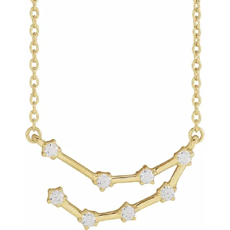 Premium Jewelry At Special Low Prices For A Limited Time My Brightest Star 14K Yellow Gold Capricorn Zodiac Diamonds Pendant with a 14K Yellow Gold Cable Link Necklace (0.16ctw) Premium Jewelry At Special Low Prices For A Limited Time My Brightest Star 14K Yellow Gold Capricorn Zodiac Diamonds Pendant with a 14K Yellow Gold Cable Link Necklace (0.16ctw)
