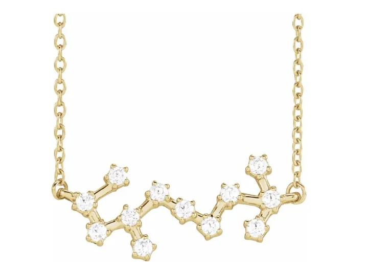 Limited-Stock Jewelry Clearance – Grab Your Favorites Now My Brightest Star 14K Yellow Gold Sagittarius Zodiac Diamond Pendant with a 14K Yellow Gold Cable Link Necklace (0.20ctw) Limited-Stock Jewelry Clearance – Grab Your Favorites Now My Brightest Star 14K Yellow Gold Sagittarius Zodiac Diamond Pendant with a 14K Yellow Gold Cable Link Necklace (0.20ctw)