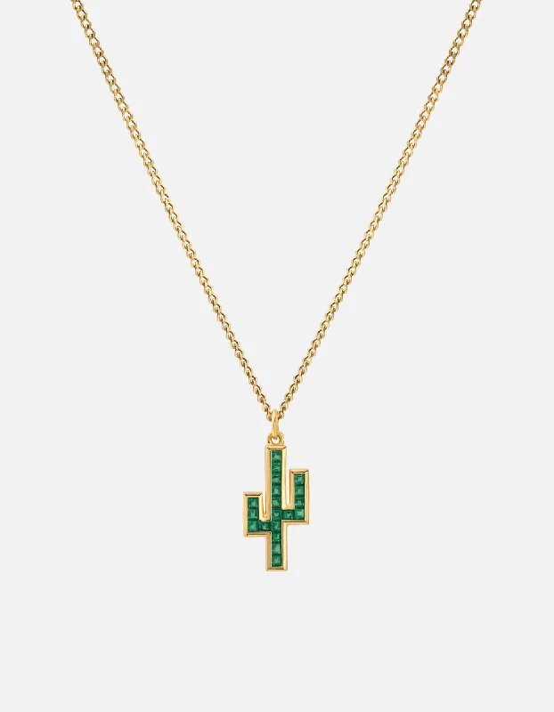 Jewelry Deals That Sparkle – Shop Today Cactus Onyx Necklace, Gold Vermeil