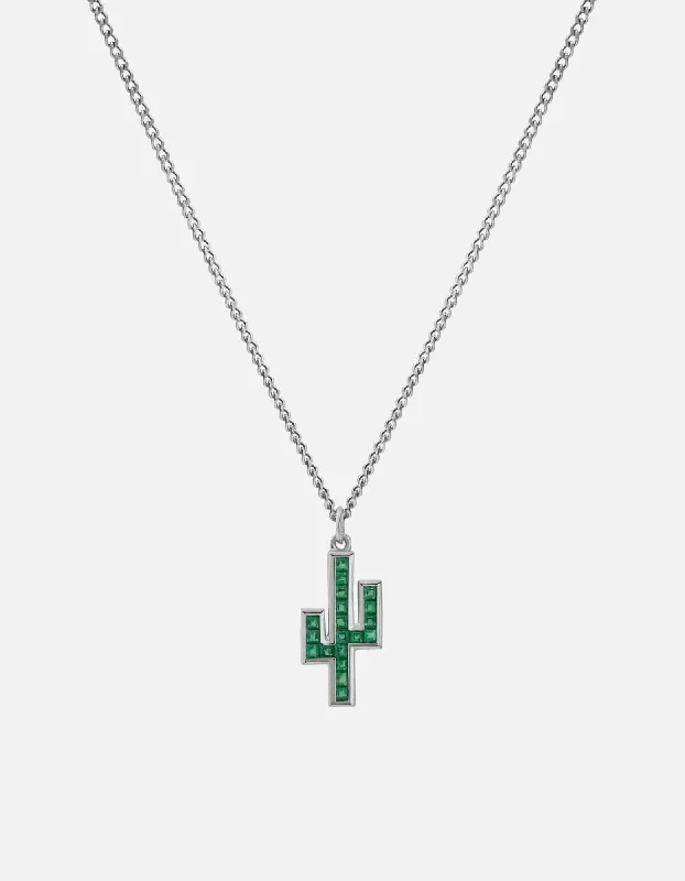 The Perfect Accessory For Less – Jewelry Sale Live Cactus Onyx Necklace, Sterling Silver