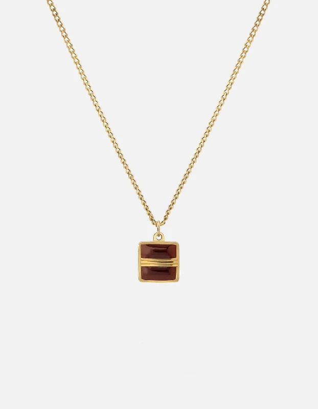 Shop Dazzling Jewelry At The Best Prices Cardinal Necklace, Gold Vermeil/Red