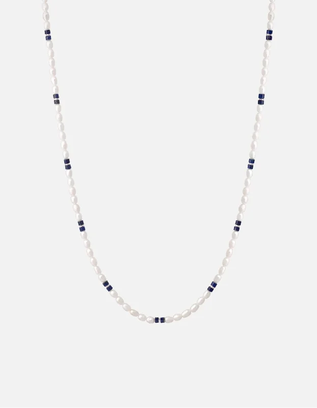 Shop Dazzling Jewelry With Special Promotional Discounts Cash Lapis Pearl Necklace, Sterling Silver Shop Dazzling Jewelry With Special Promotional Discounts Cash Lapis Pearl Necklace, Sterling Silver