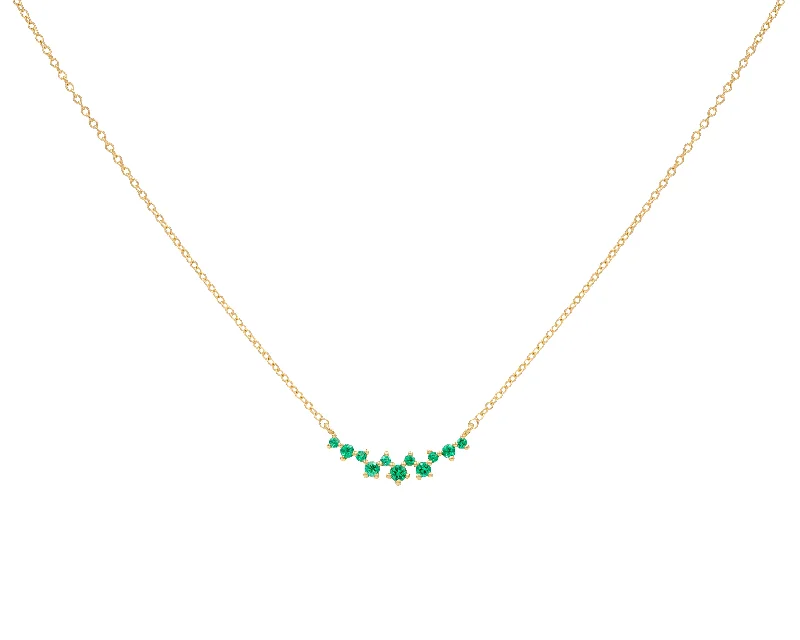 Shop Dazzling Jewelry At The Best Prices Celeste Emerald Necklace