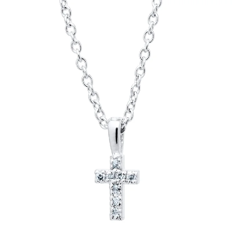 Grab Your Favorite Jewelry At The Lowest Prices Child Sterling Silver Diamond Cross Pendant Necklace Grab Your Favorite Jewelry At The Lowest Prices Child Sterling Silver Diamond Cross Pendant Necklace