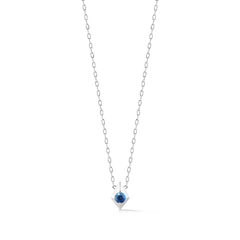 Best Jewelry Sale – Shop Exclusive Designs Now Bremer Jewelry 18K White Gold Round Shape Sapphire Free Form Pendant with a 18K White Gold Cable Link Necklace (0.18ctw) Best Jewelry Sale – Shop Exclusive Designs Now Bremer Jewelry 18K White Gold Round Shape Sapphire Free Form Pendant with a 18K White Gold Cable Link Necklace (0.18ctw)