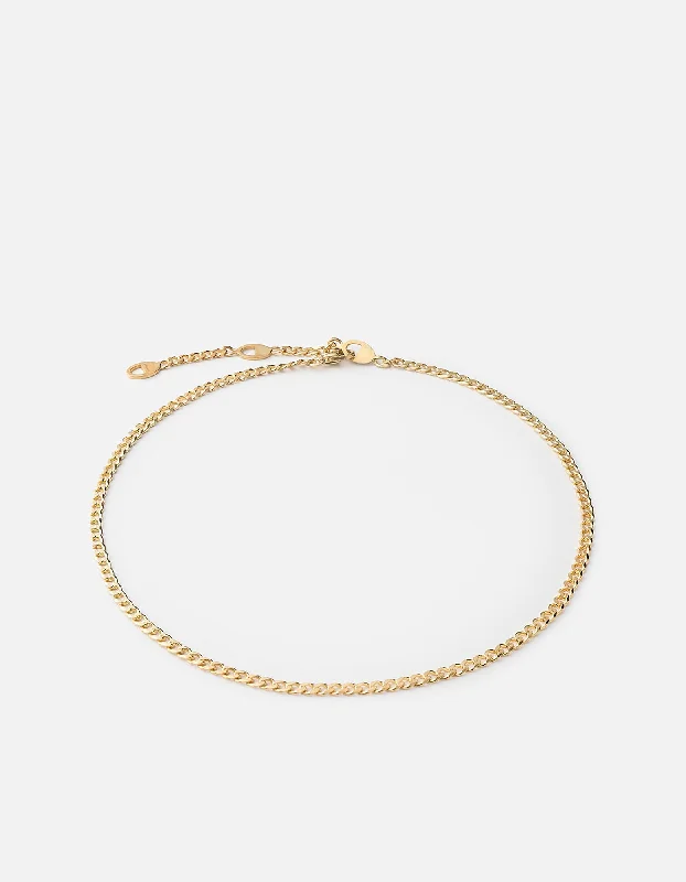 Jewelry Flash Sale – Stylish Designs At Unbeatable Rates Cuban Link Choker, Gold Vermeil Jewelry Flash Sale – Stylish Designs At Unbeatable Rates Cuban Link Choker, Gold Vermeil