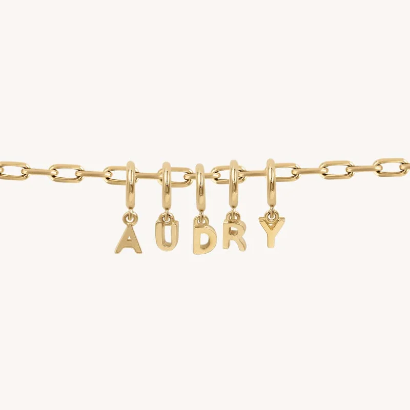 Exclusive Jewelry Sale – Sparkle For Less Mini Athena Letter Charm Necklace