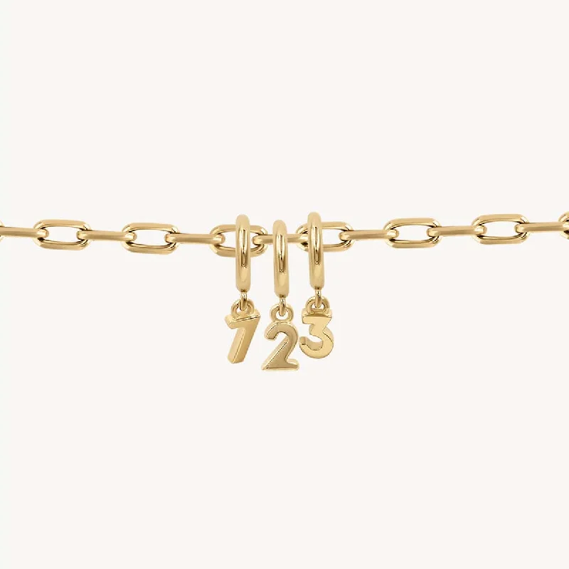 Limited-Stock Jewelry Sale – Once It's Gone, It's Gone Mini Athena Number Charm Necklace Limited-Stock Jewelry Sale – Once It's Gone, It's Gone Mini Athena Number Charm Necklace