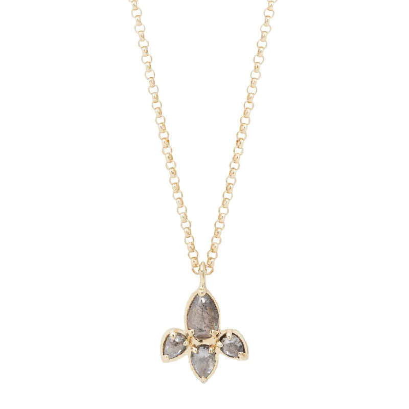 Buy More, Save More On Stunning Jewelry Designs Diamond Lotus Necklace
