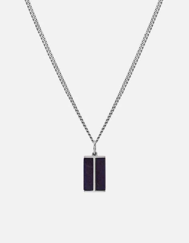 Make Every Moment Shine – Jewelry Discounts Available Duo Lapis Pendant Necklace, Sterling Silver Make Every Moment Shine – Jewelry Discounts Available Duo Lapis Pendant Necklace, Sterling Silver