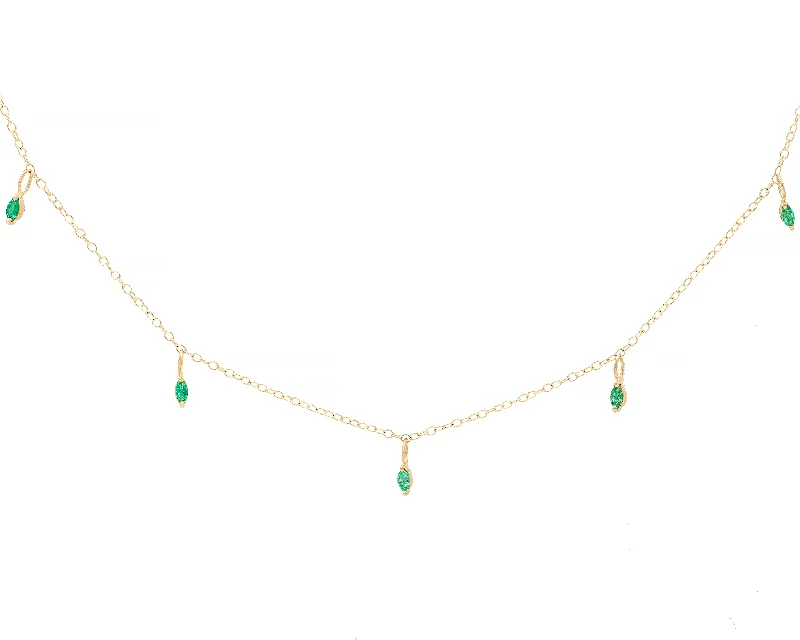 High-Quality Jewelry At A Fraction Of The Cost Emerald Iris Necklace