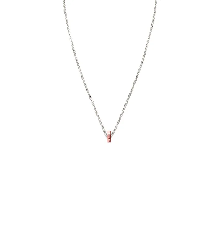 High-End Jewelry, Now More Affordable Than Ever Strength : Heart Beat Fine Belcher Chain Necklace White Gold High-End Jewelry, Now More Affordable Than Ever Strength : Heart Beat Fine Belcher Chain Necklace White Gold