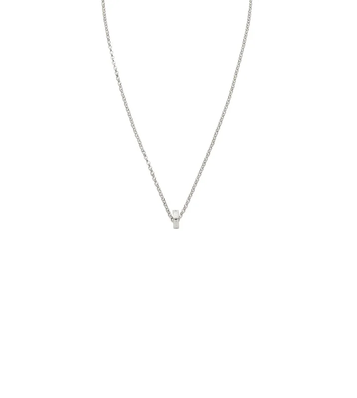 Elegant Jewelry Styles At Budget-Friendly Prices Wholeness : Heart Beat Fine Belcher Chain Necklace White Gold Elegant Jewelry Styles At Budget-Friendly Prices Wholeness : Heart Beat Fine Belcher Chain Necklace White Gold