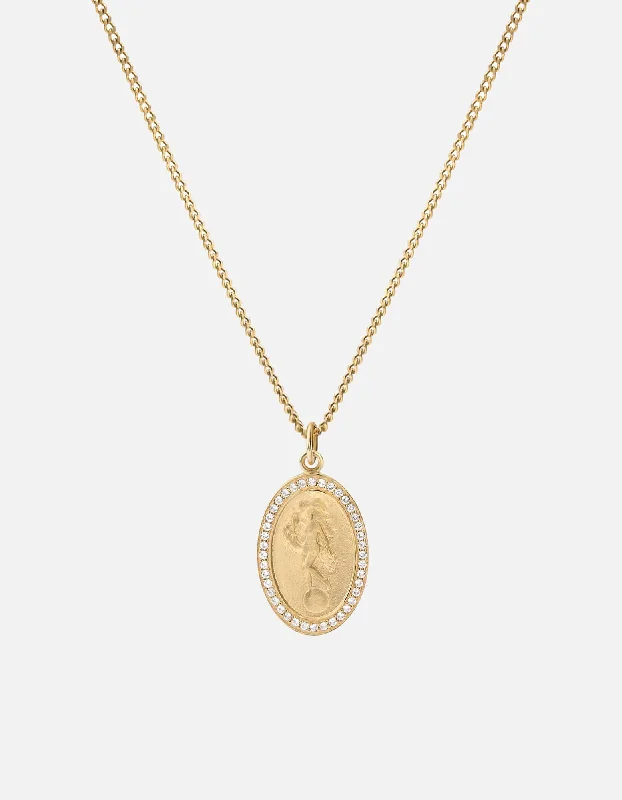 Shop Dazzling Jewelry At The Best Prices Fortuna Necklace, Gold Vermeil/Sapphire