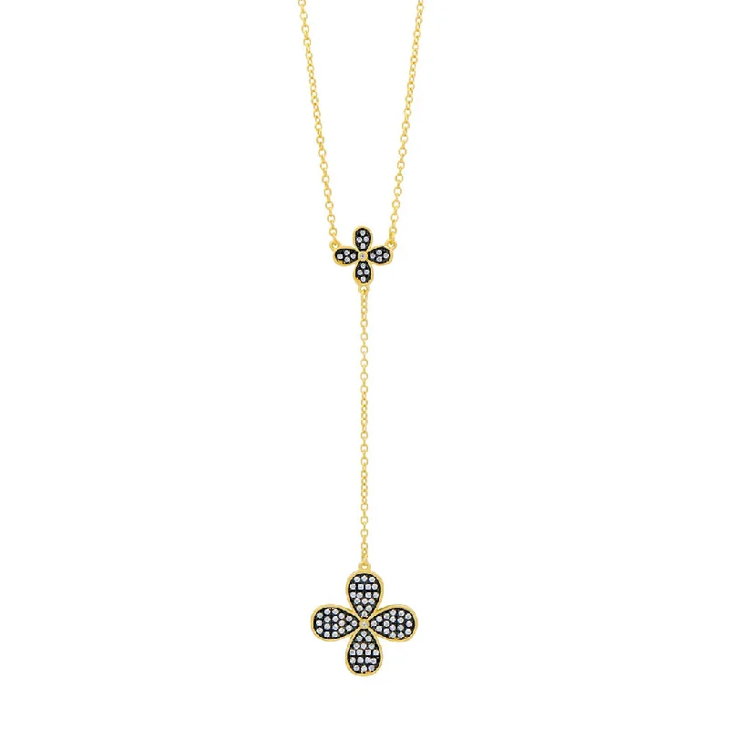 Freida Rothman Blossoming Brilliance Lariat Necklace